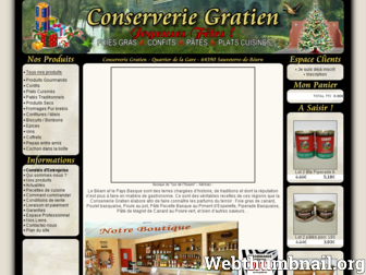 conserverie-gratien.com website preview