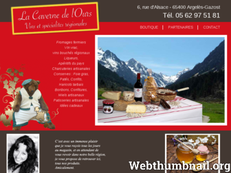 cavernedelours.fr website preview