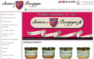 saveursdebourgogne.fr website preview