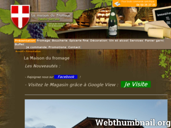 lamaisondufromage74.fr website preview