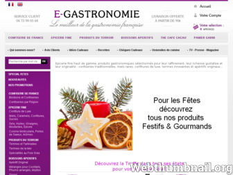 e-gastronomie.com website preview