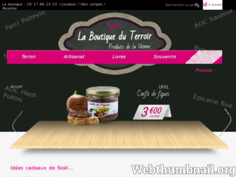 boutique-terroir.com website preview
