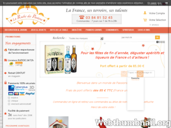 laruchedespassions.com website preview