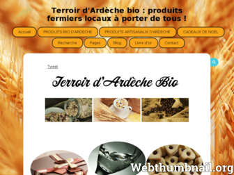 terroirdardechebio.com website preview