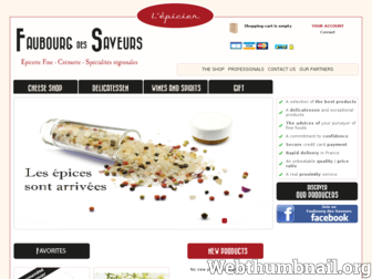 faubourg-des-saveurs.com website preview