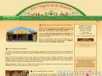 les-vergers-de-la-passion.com website preview