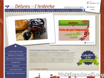 lesdelicesdelardeche.com website preview