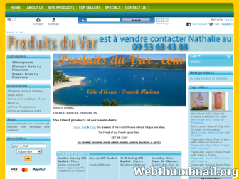 produits-du-var.com website preview