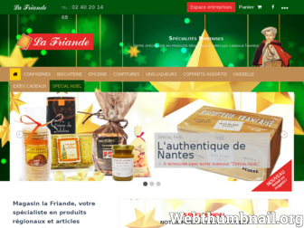 lafriande.fr website preview