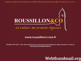 roussillonandco.fr website preview
