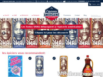 epicerieamericaine.fr website preview