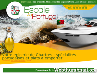 escaleauportugal.fr website preview