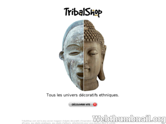 tribalshop.com website preview