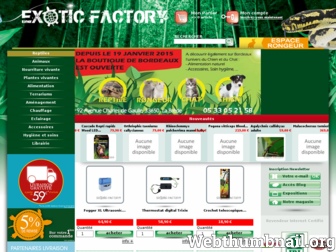 exoticfactory.fr website preview