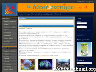 decorexotique.com website preview