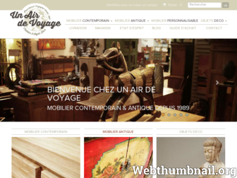 unairdevoyage.com website preview