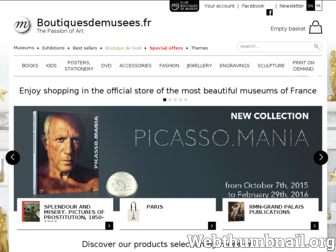 boutiquesdemusees.fr website preview