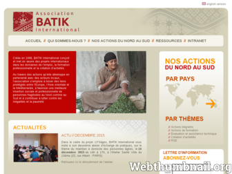 batik-international.org website preview