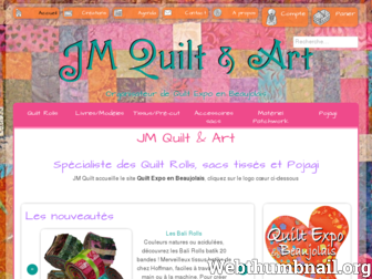 jmquilt.fr website preview