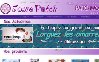 josiepatchwork.fr website preview