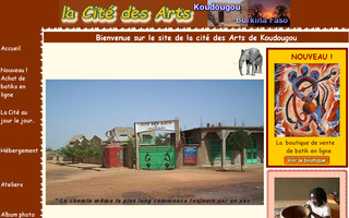 citearts-koudougou.com website preview