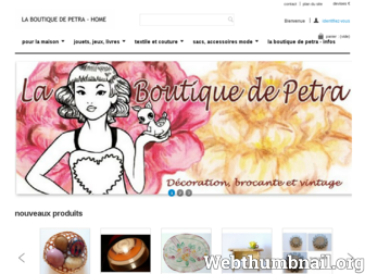 laboutiquedepetra.com website preview