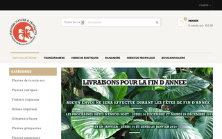 plantes-tropicales.com website preview