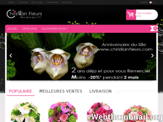 christianfleurs.com website preview