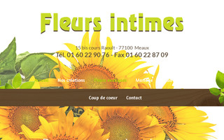 fleurs-intimes-77.com website preview