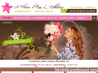 afleursdeau.fr website preview