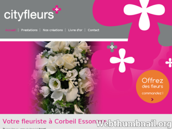 city-fleurs.fr website preview