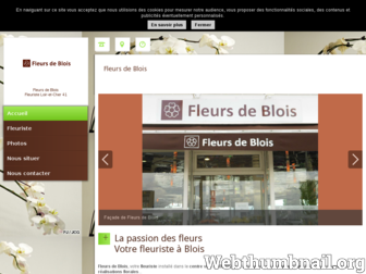 fleursdeblois.fr website preview