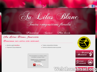 au-lilas-blanc.com website preview