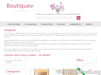 boutiquevin.fr website preview