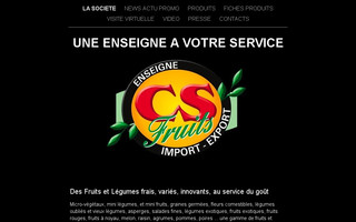 csfruits.fr website preview