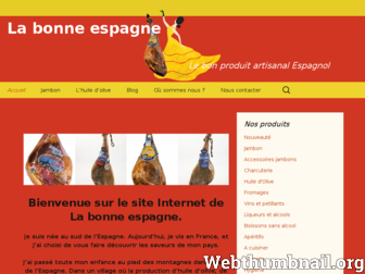 la-bonne-espagne.fr website preview