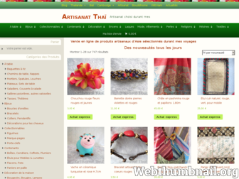 artisanathai.com website preview