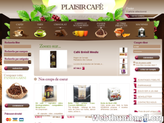 plaisir-cafe.fr website preview