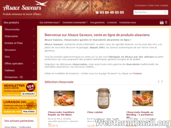 alsacesaveurs.com website preview