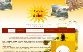 cavedusoleil.eu website preview