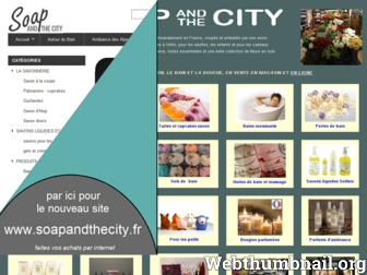 soapandthecity.com website preview