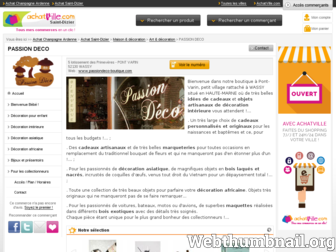 passiondeco52.fr website preview