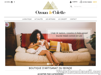 ozouacolette.com website preview