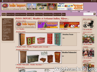 india-import.fr website preview