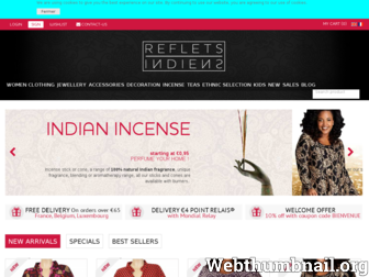 refletsindiens.com website preview