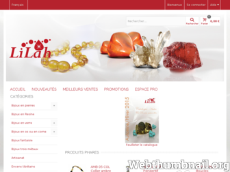 lilah.fr website preview