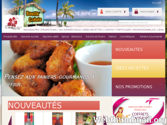 creolefacile.fr website preview