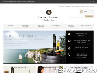 louisegourmet.com website preview