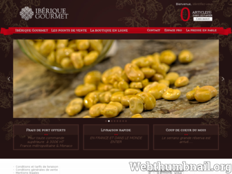 iberiquegourmet.com website preview