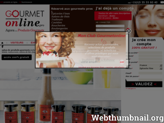 gourmetonline.pro website preview